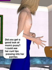Mature slut is so hungry without sex that she asked her son to bang her
